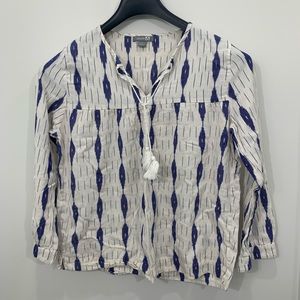 Ikat Block Print Tunic